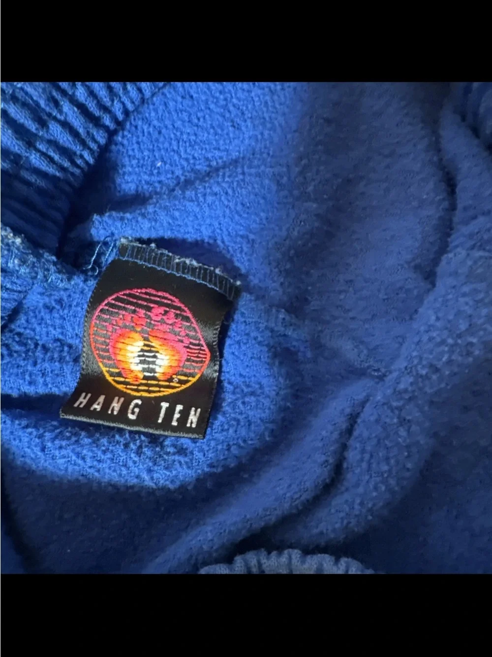 Vintage Hang Ten Kids Youth Sweatshirt sweatpants, jogger surfing Black M 5/6